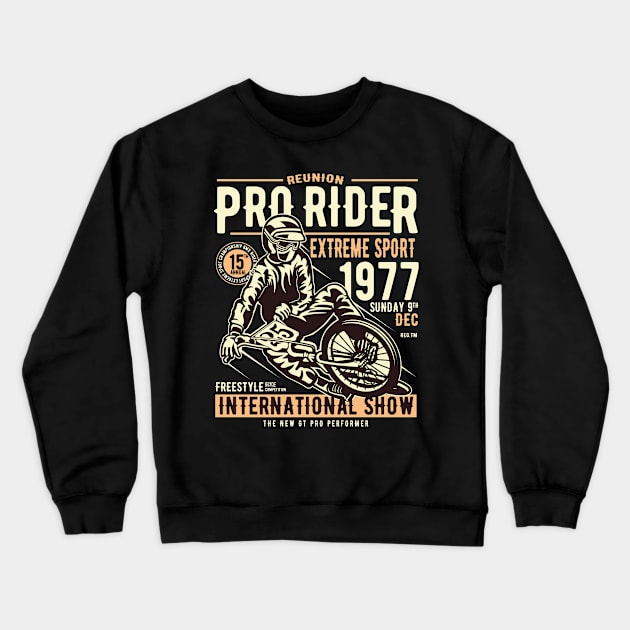 Pro Rider Crewneck Sweatshirt by PaunLiviu